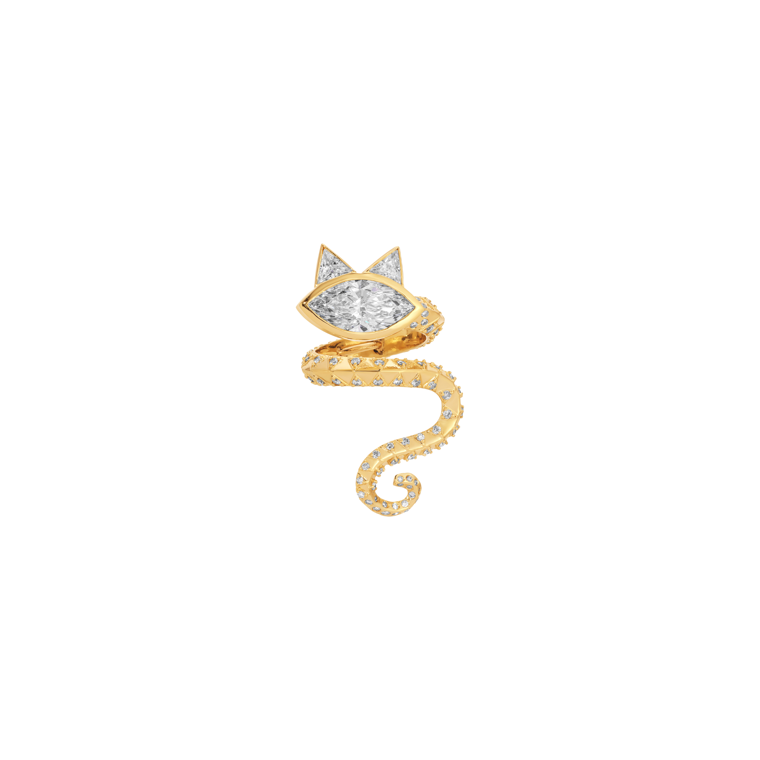 Tigerlily Diamond Pinky Ring