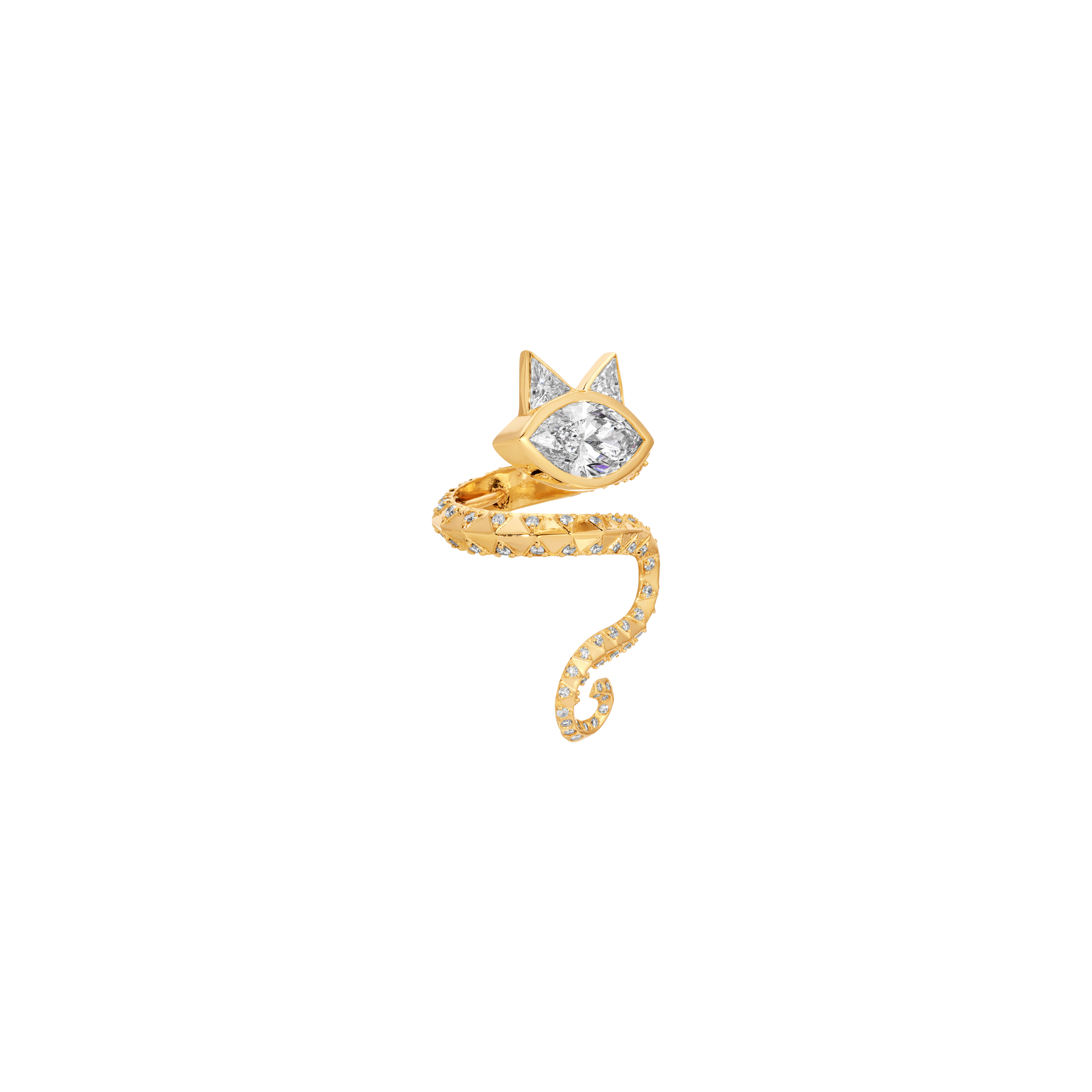 Tigerlily Diamond Pinky Ring