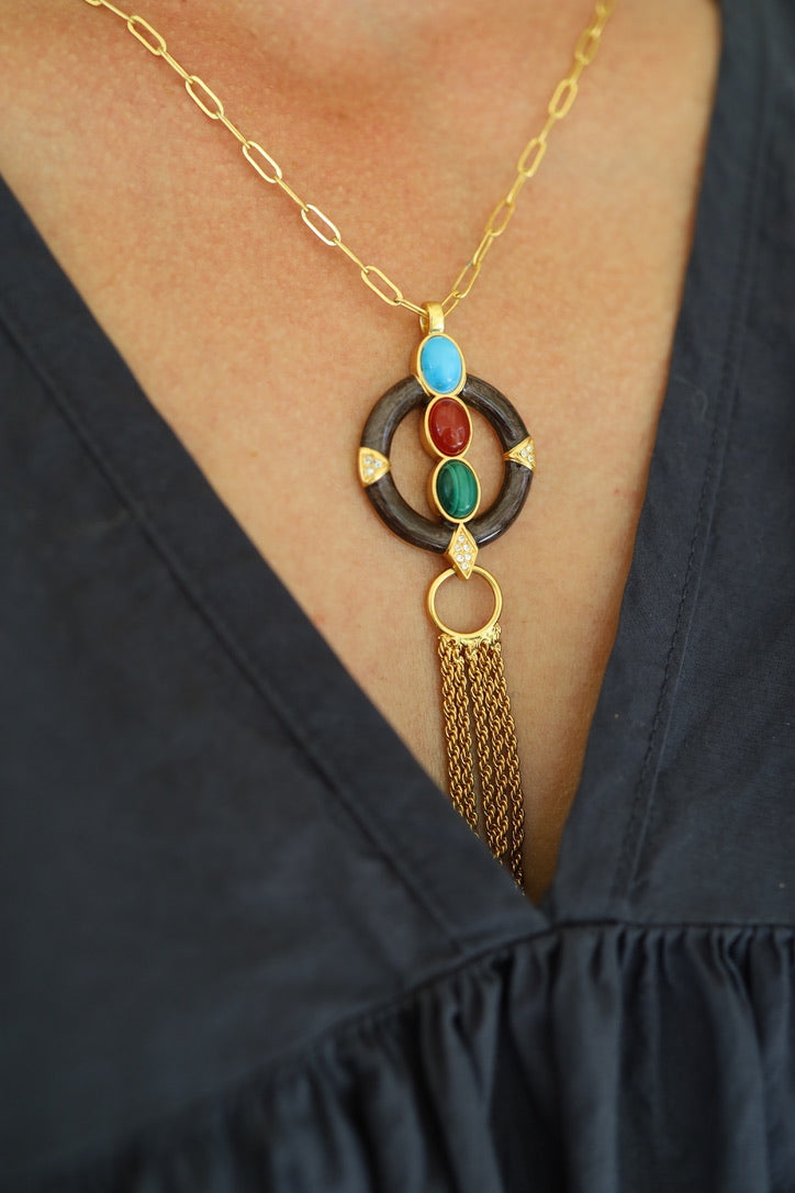 Madera Fringe Pendant