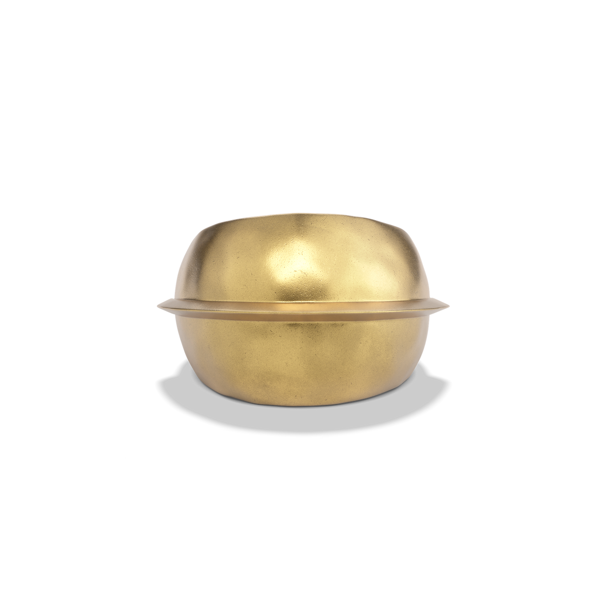 Harlow Arch Ring in 14k gold plate, a domed ring crossed by a raised arch band #color_14k Gold Plated Sterling Silver