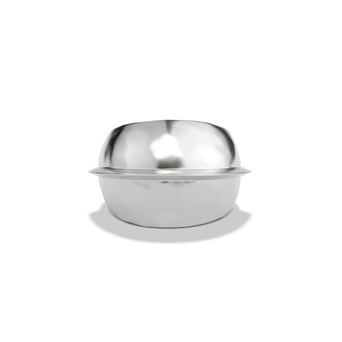 Harlow Arch Ring in sterling silver, a domed ring crossed by a raised arch band