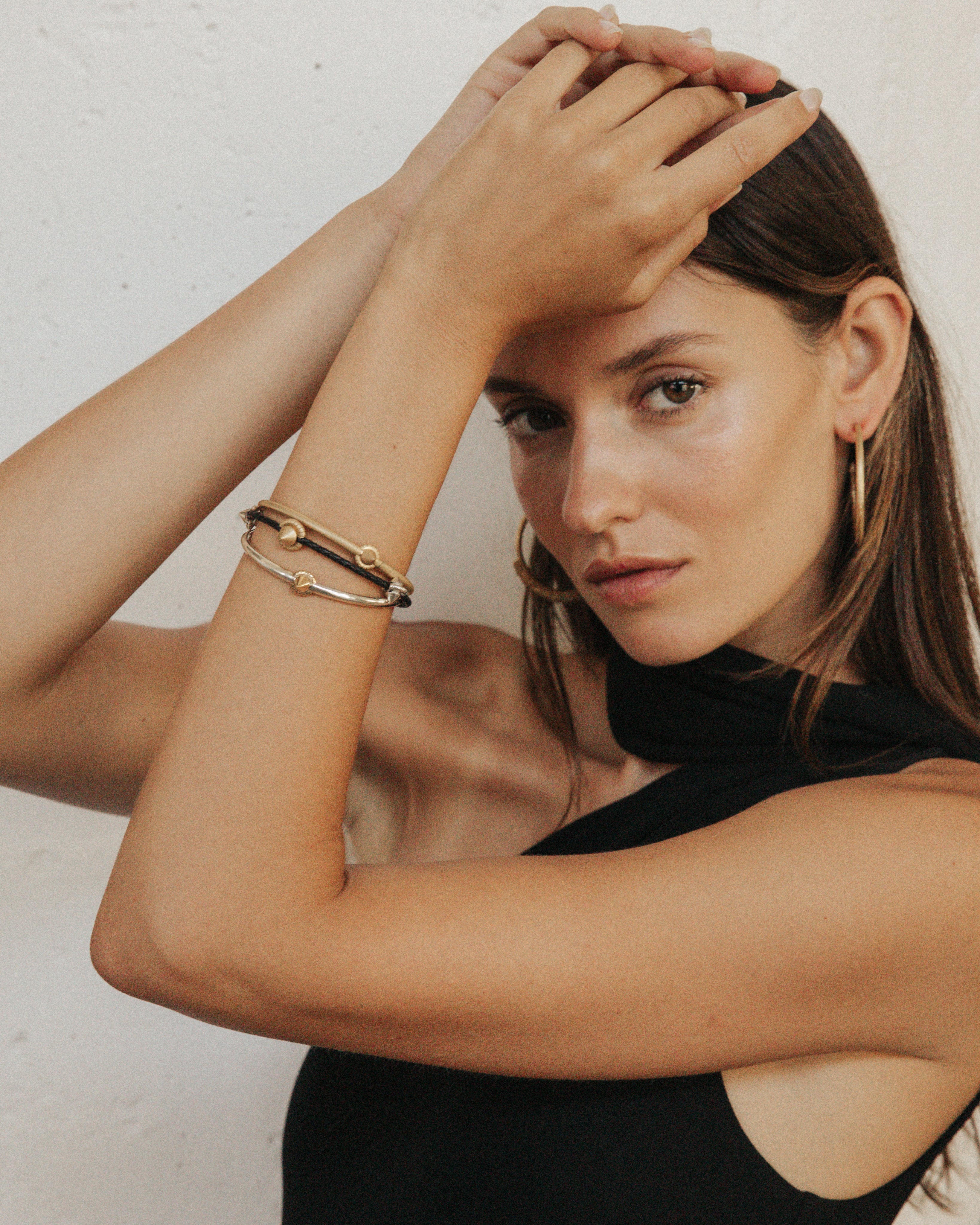 Harlow Arch Hoop Earrings