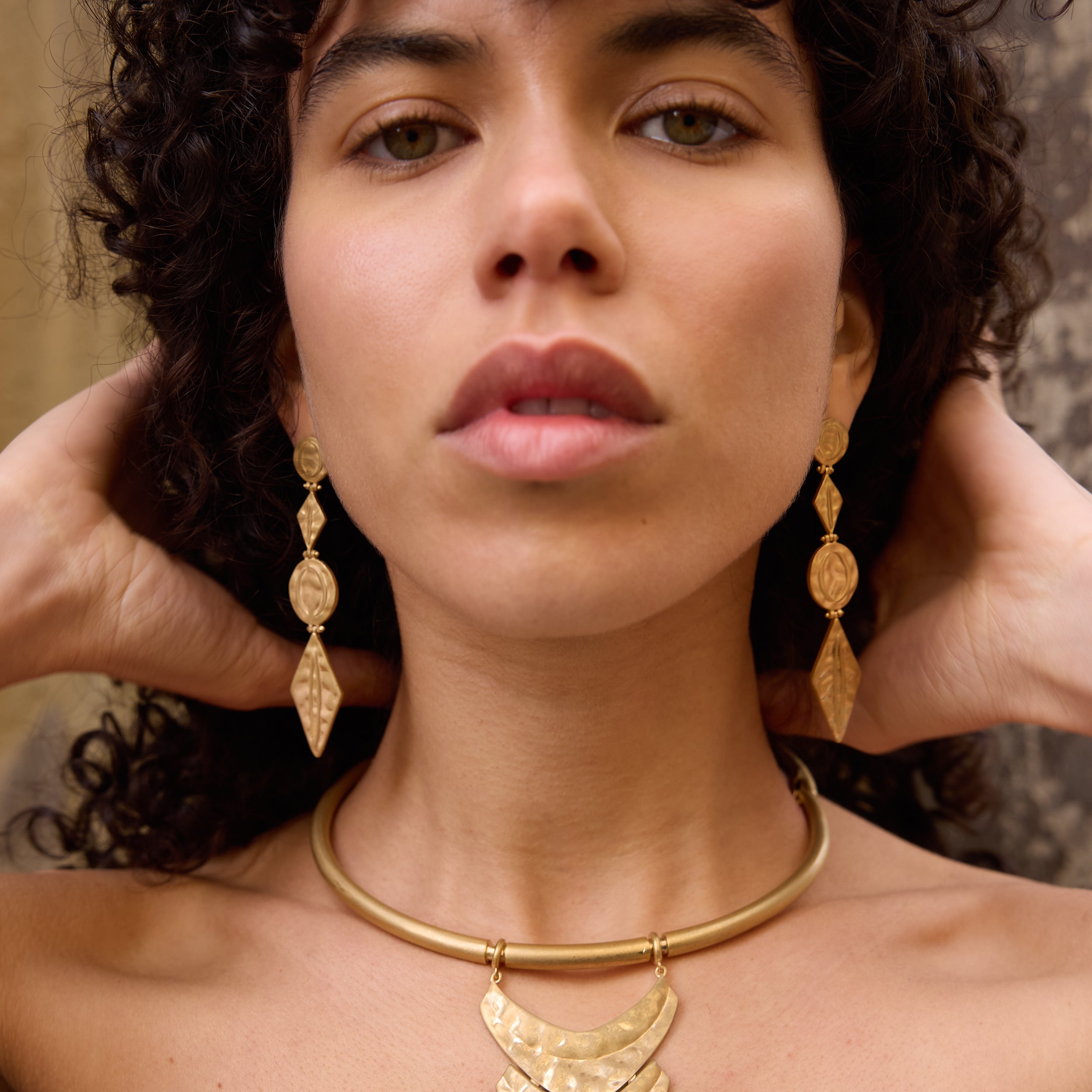 Harlow Arch Drop Earrings