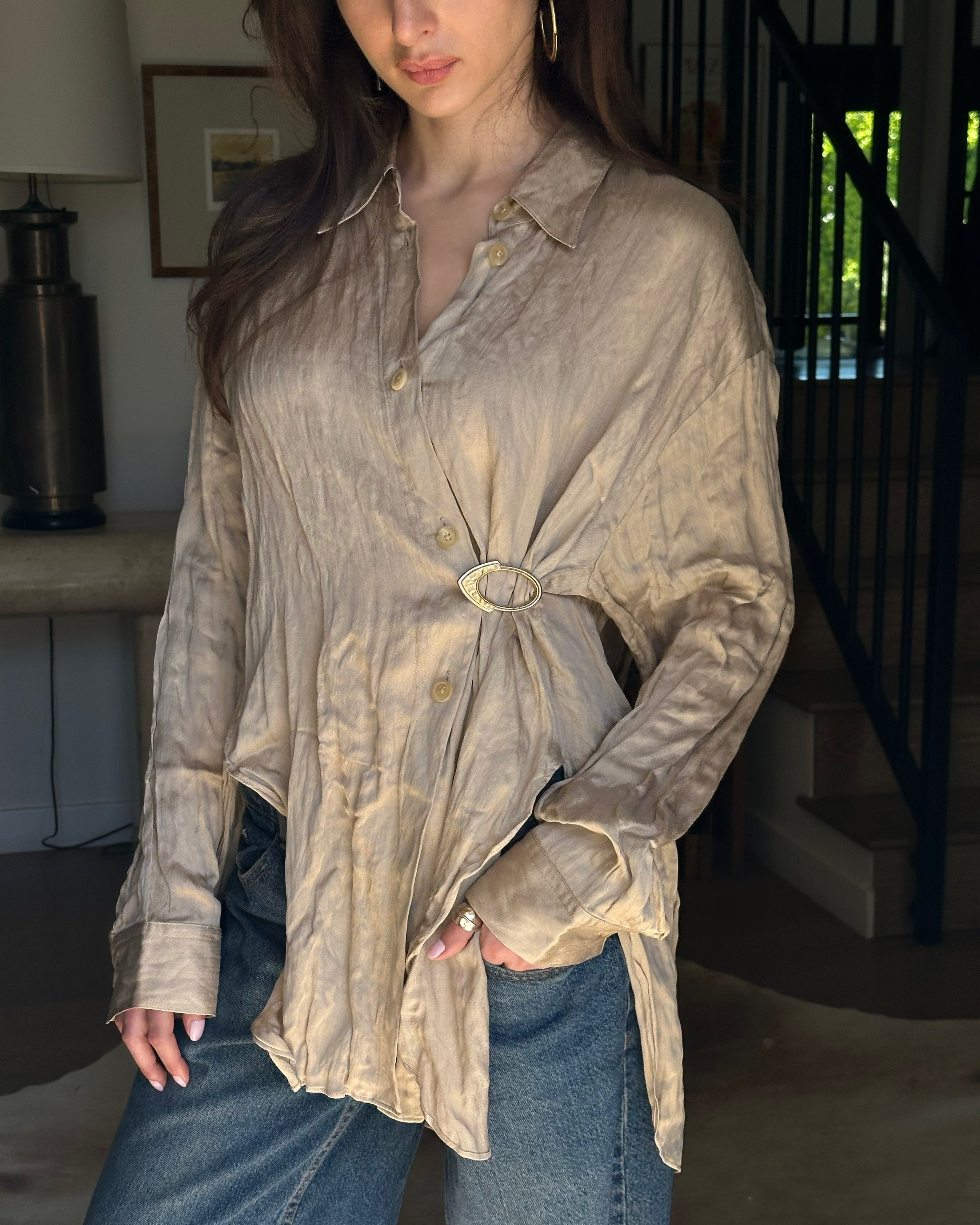 Harlow Arch Drop Brooch