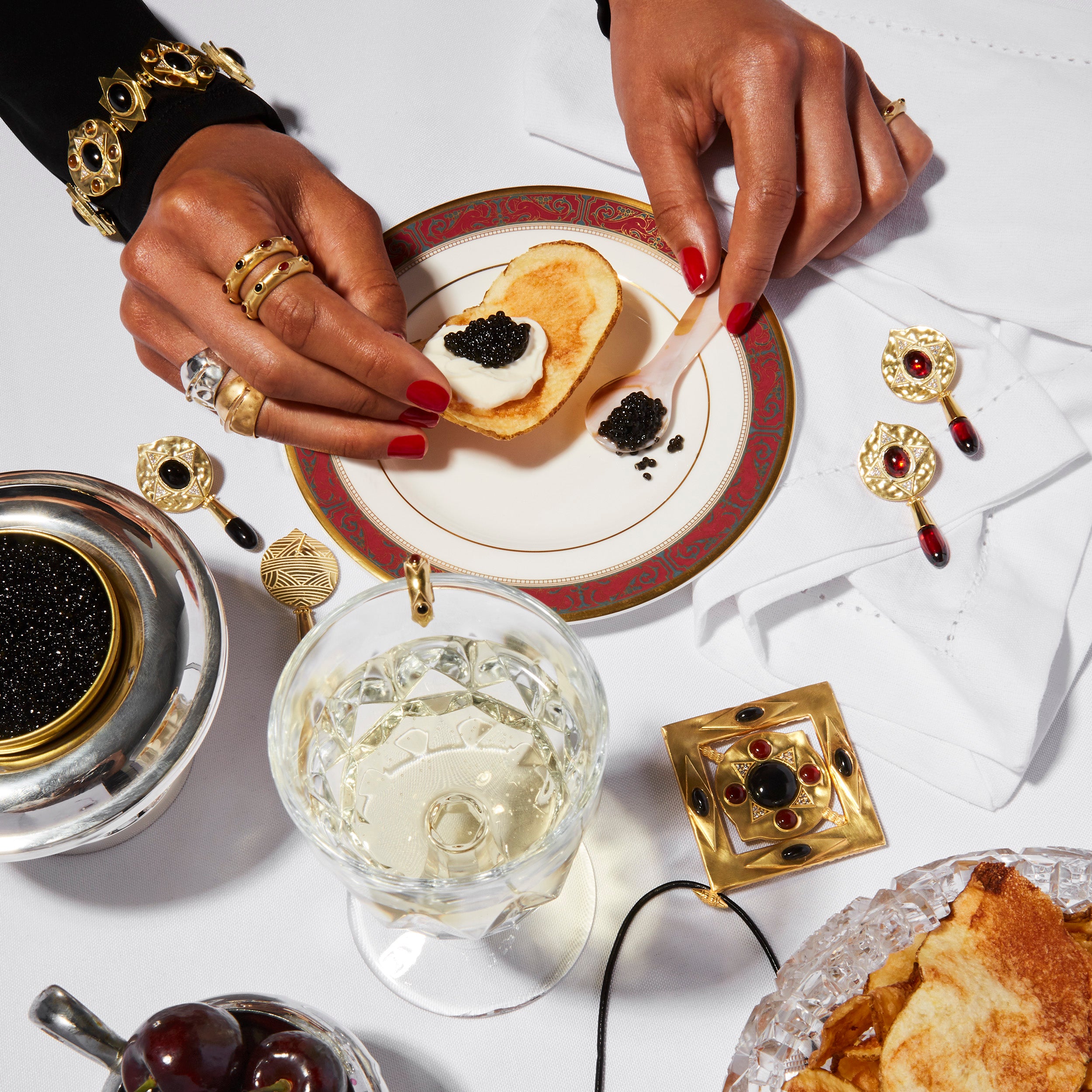 Hathor Hinged Bracelet