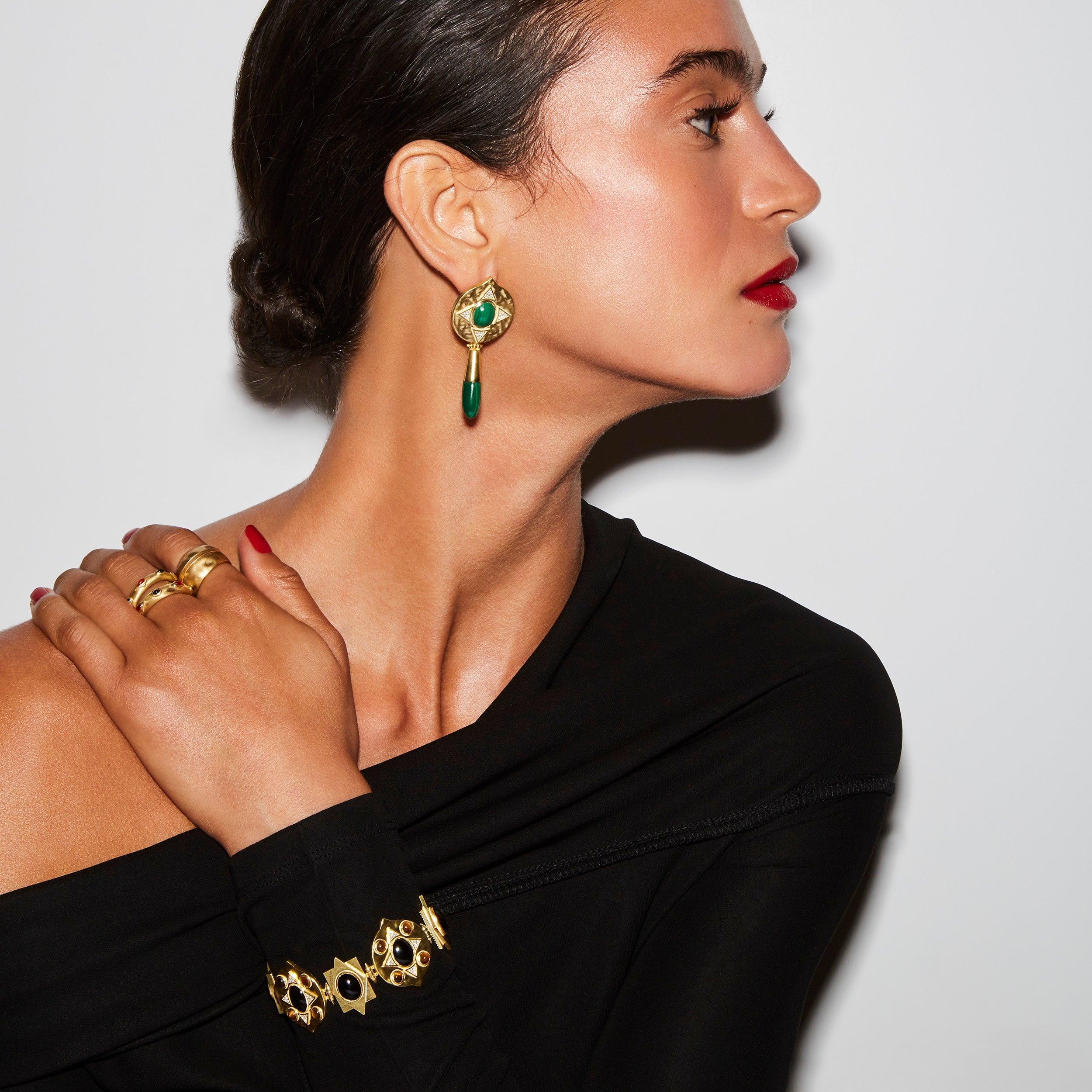 Hathor Teardrop Earrings