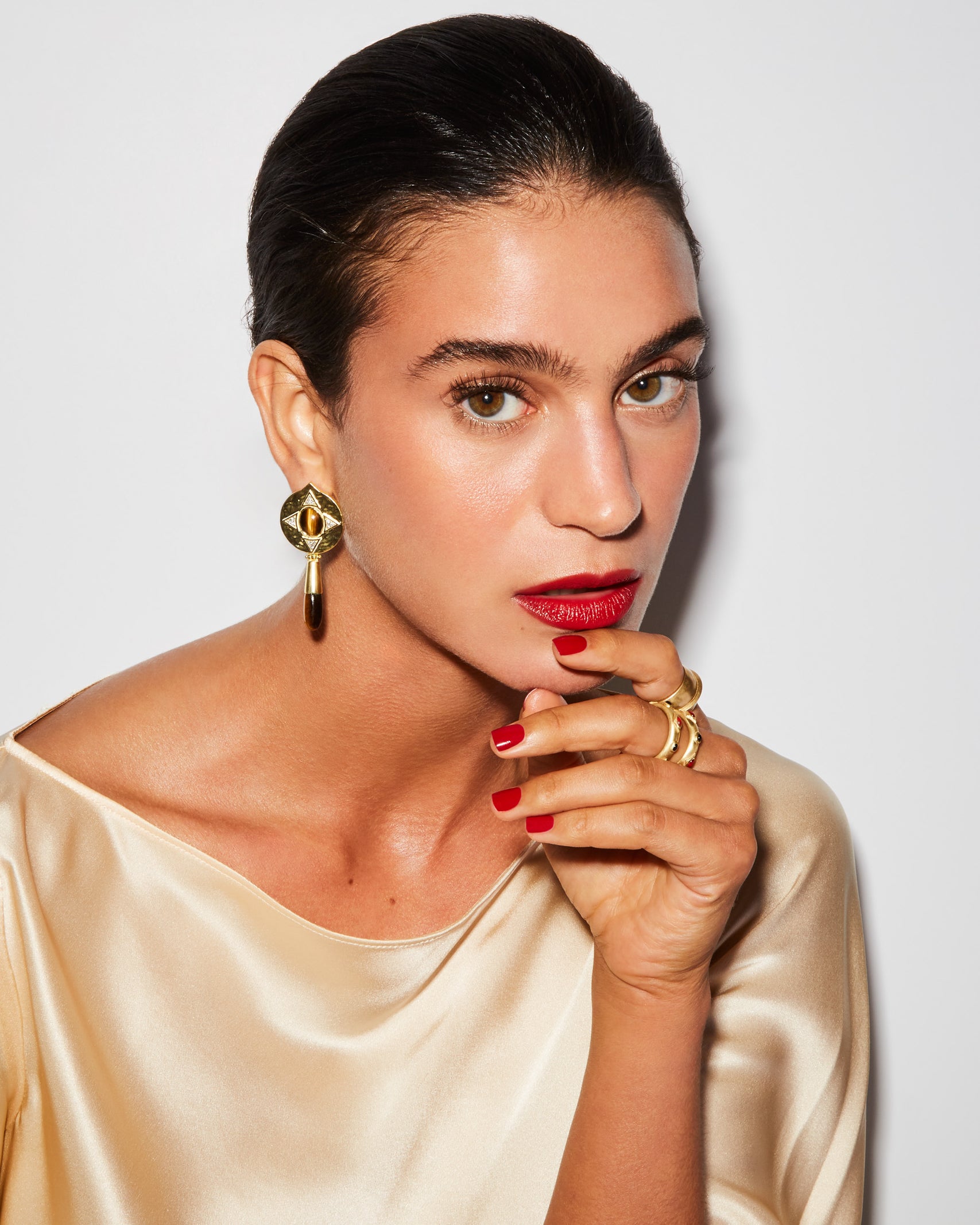 Hathor Teardrop Earrings