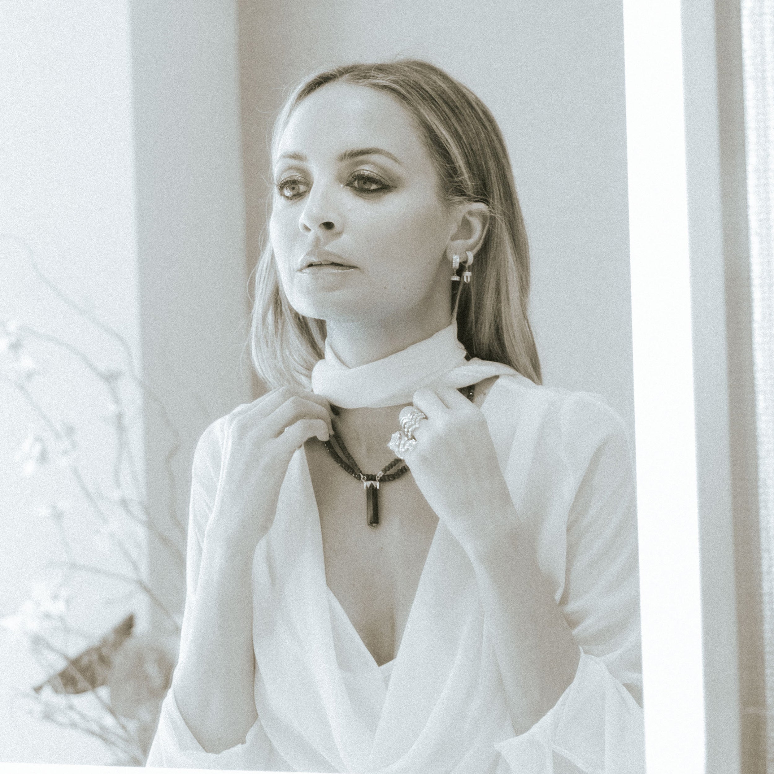 HH Signature Ruby Strand & Tiger's Eye Diamond Crown Necklace x McMullen