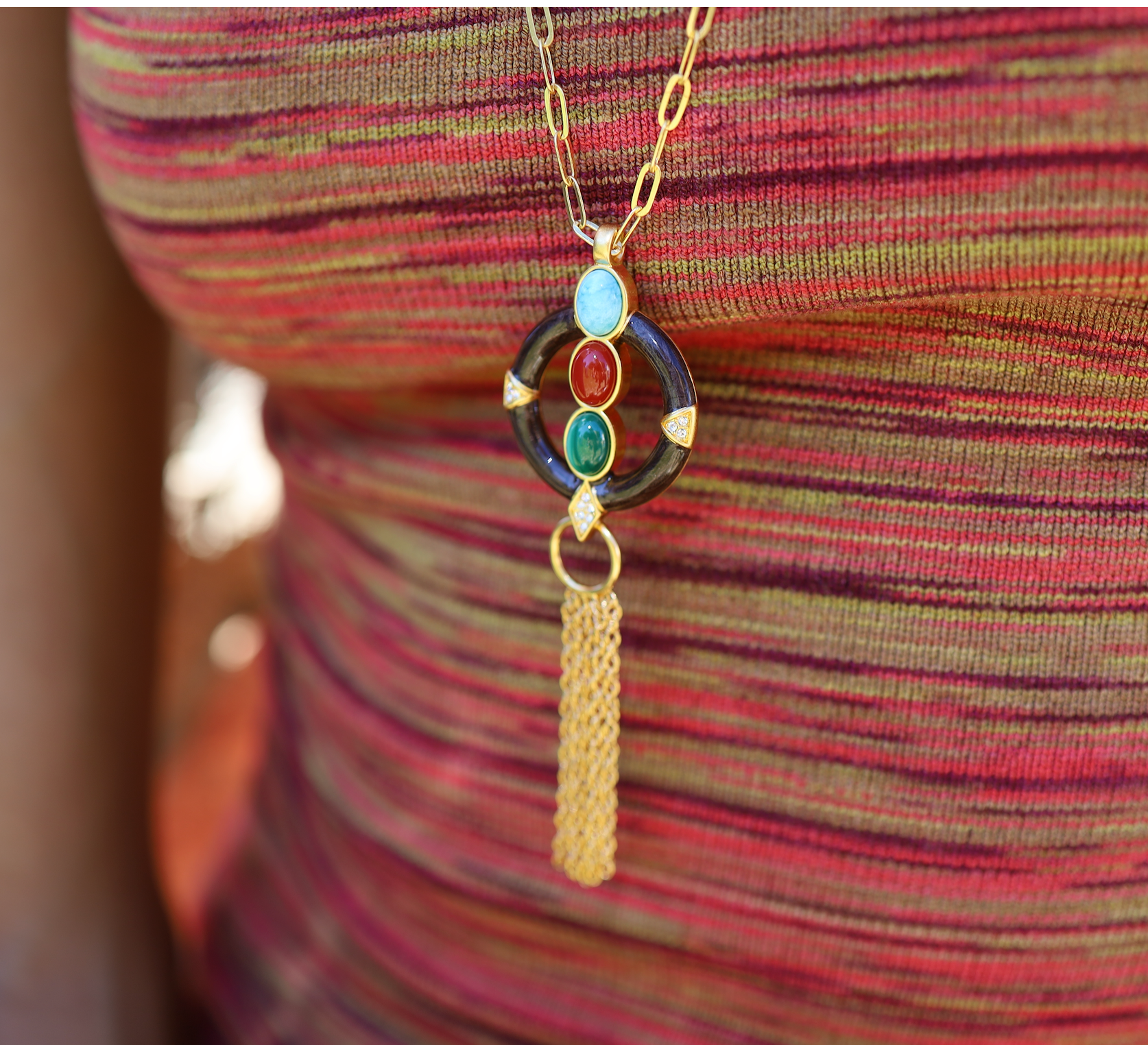 Madera Fringe Pendant