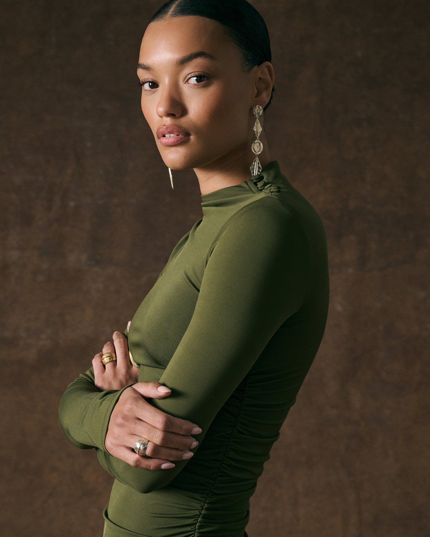 Harlow Arch Drop Earrings