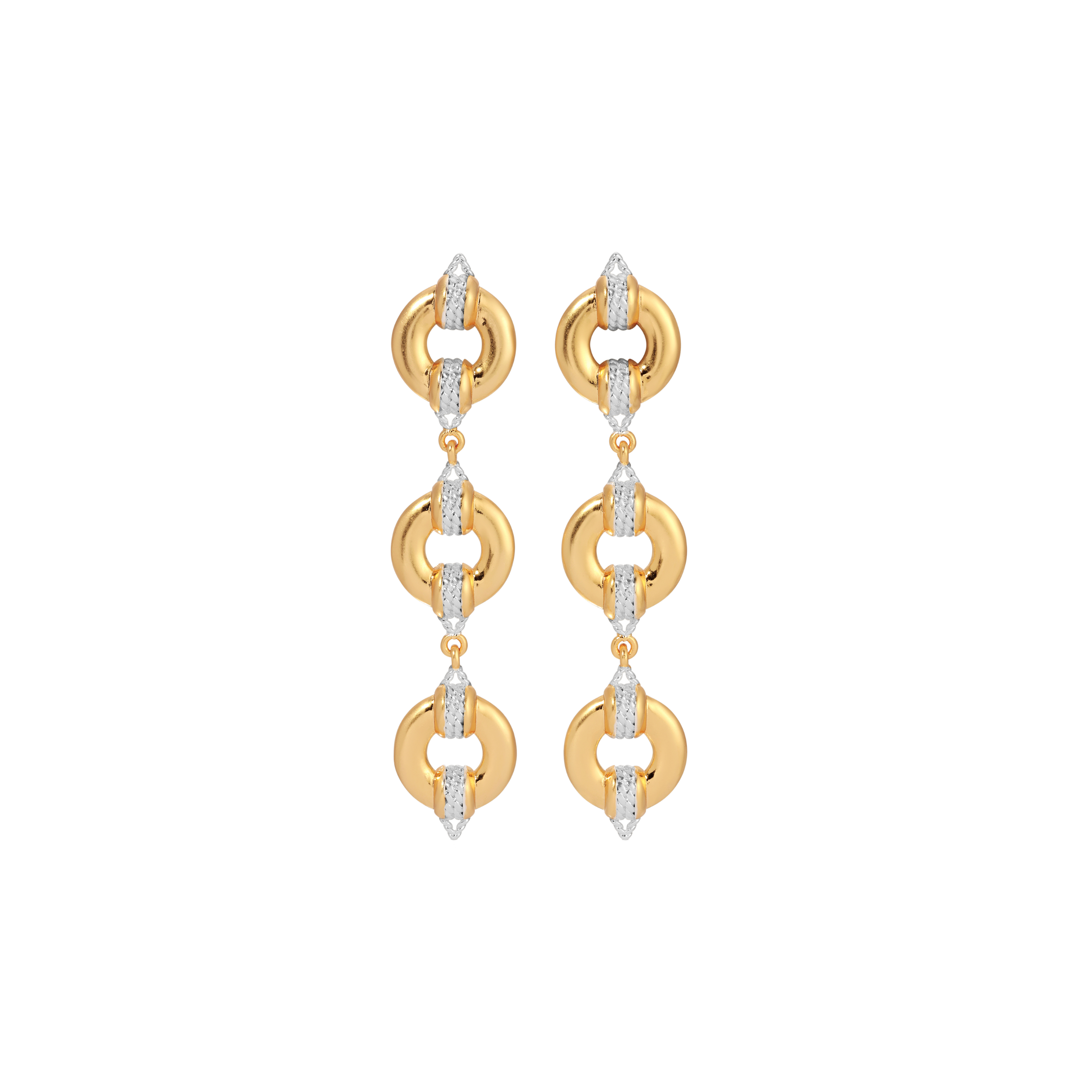 Uma Three Drop Earrings