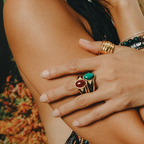 Carnelian Madera Ring