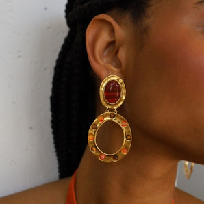 Elyse Doorknocker Earrings