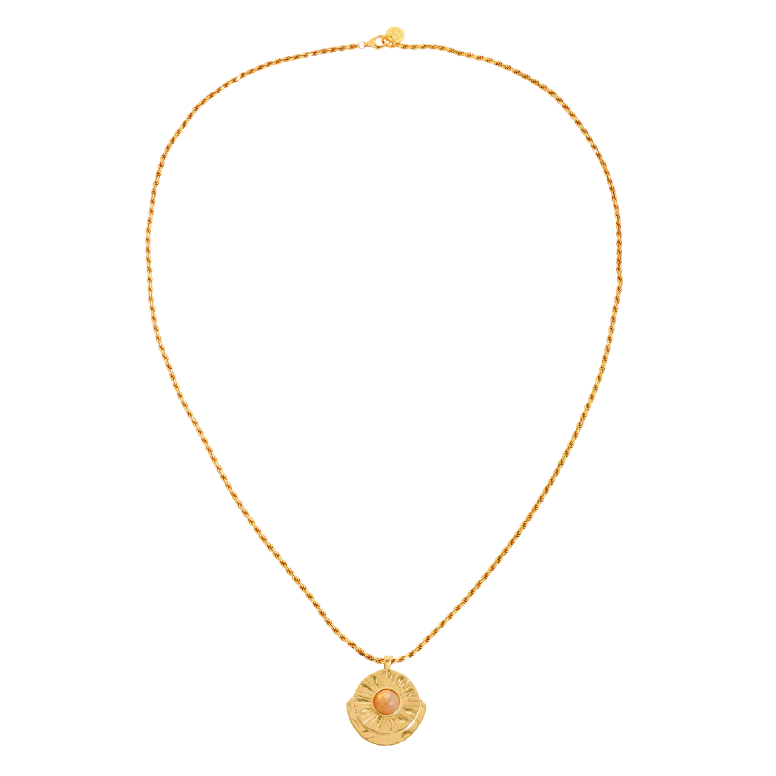 Honeycomb Citrine Arch Medallion