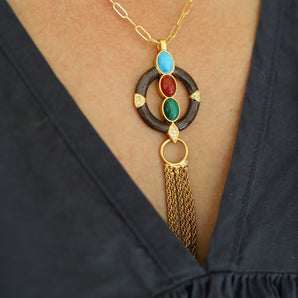 Madera Fringe Pendant
