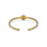 Reverse of the Harlow Stud Cuff Bracelet in 14k gold plate