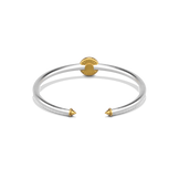 Reverse of the Harlow Stud Cuff Bracelet in sterling silver