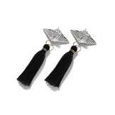 Harlow Steorra Drop Fringe Earrings