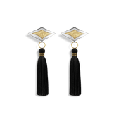 Harlow Steorra Drop Fringe Earrings