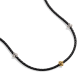 Harlow Stud Leather Necklace