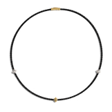 Harlow Stud Leather Necklace