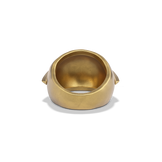 Reverse of the Harlow Arch Ring in 14k gold plate