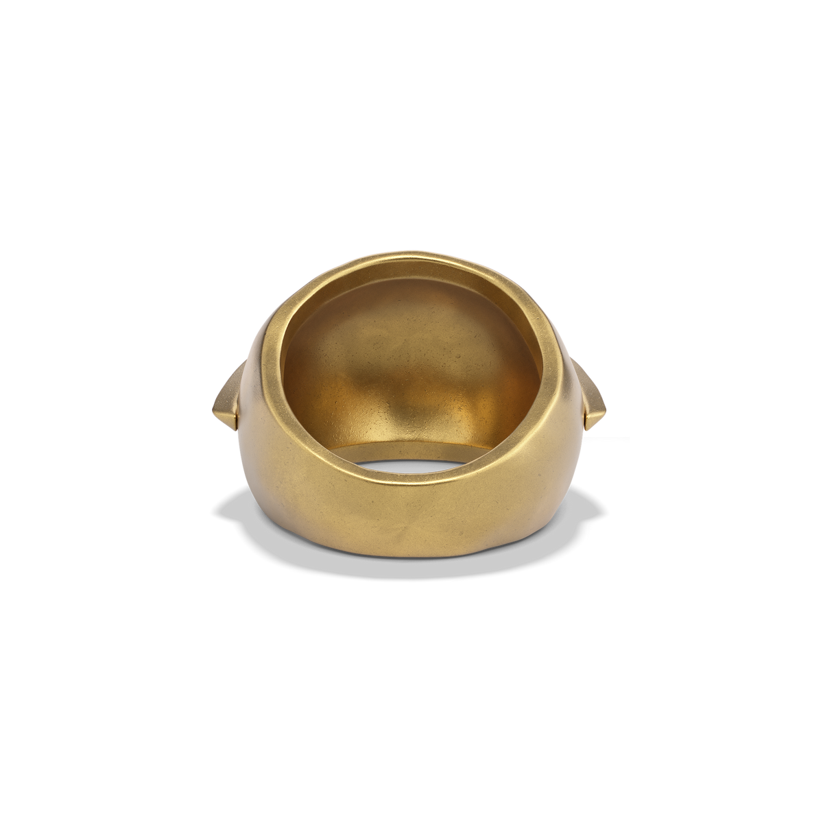 Reverse of the Harlow Arch Ring in 14k gold plate