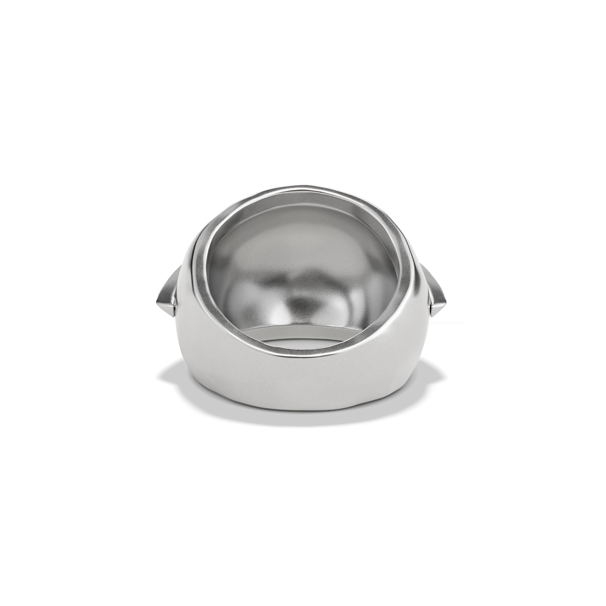 Reverse of the Harlow Arch Ring in sterling silver