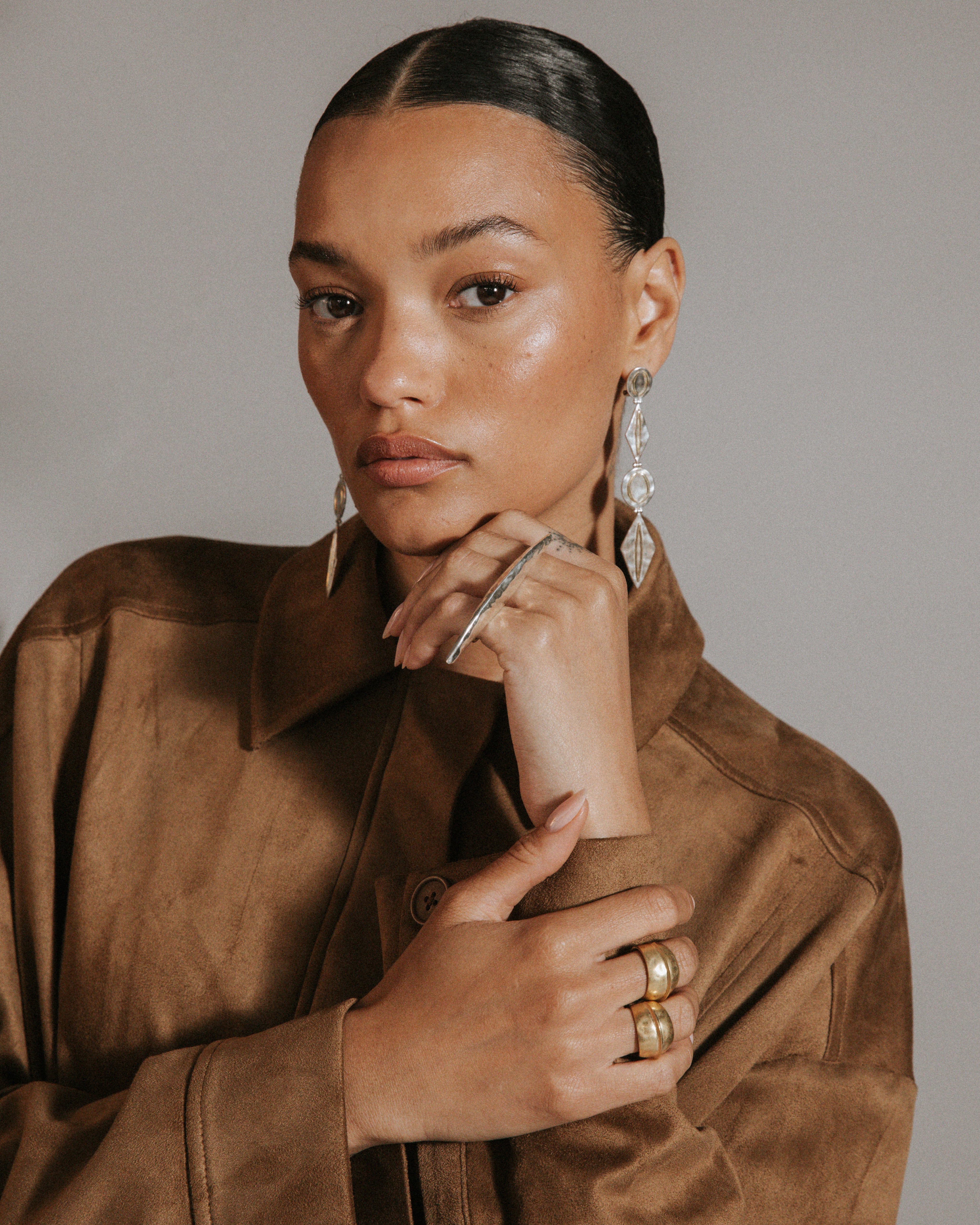 Harlow Arch Drop Earrings