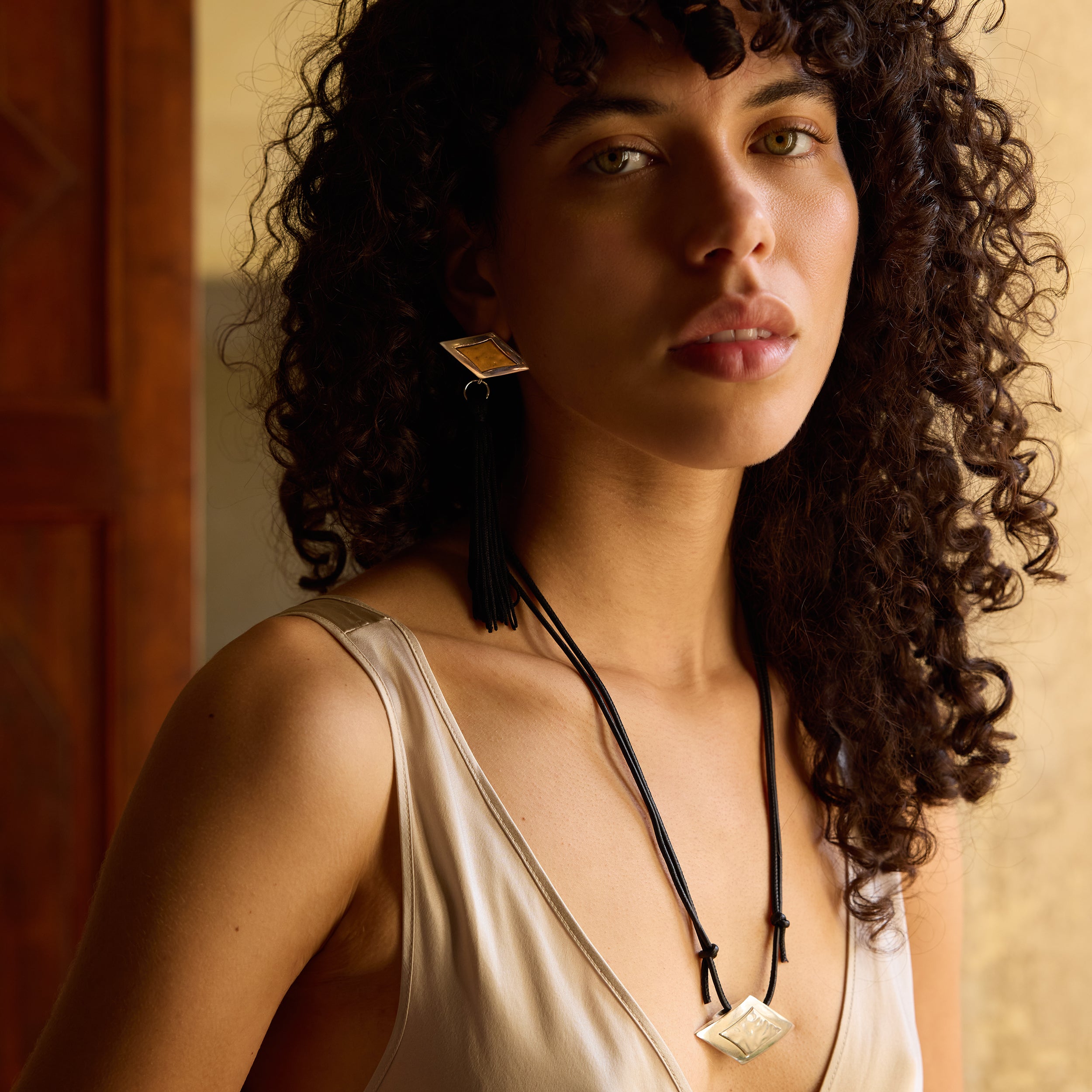 Harlow Steorra Drop Fringe Earrings