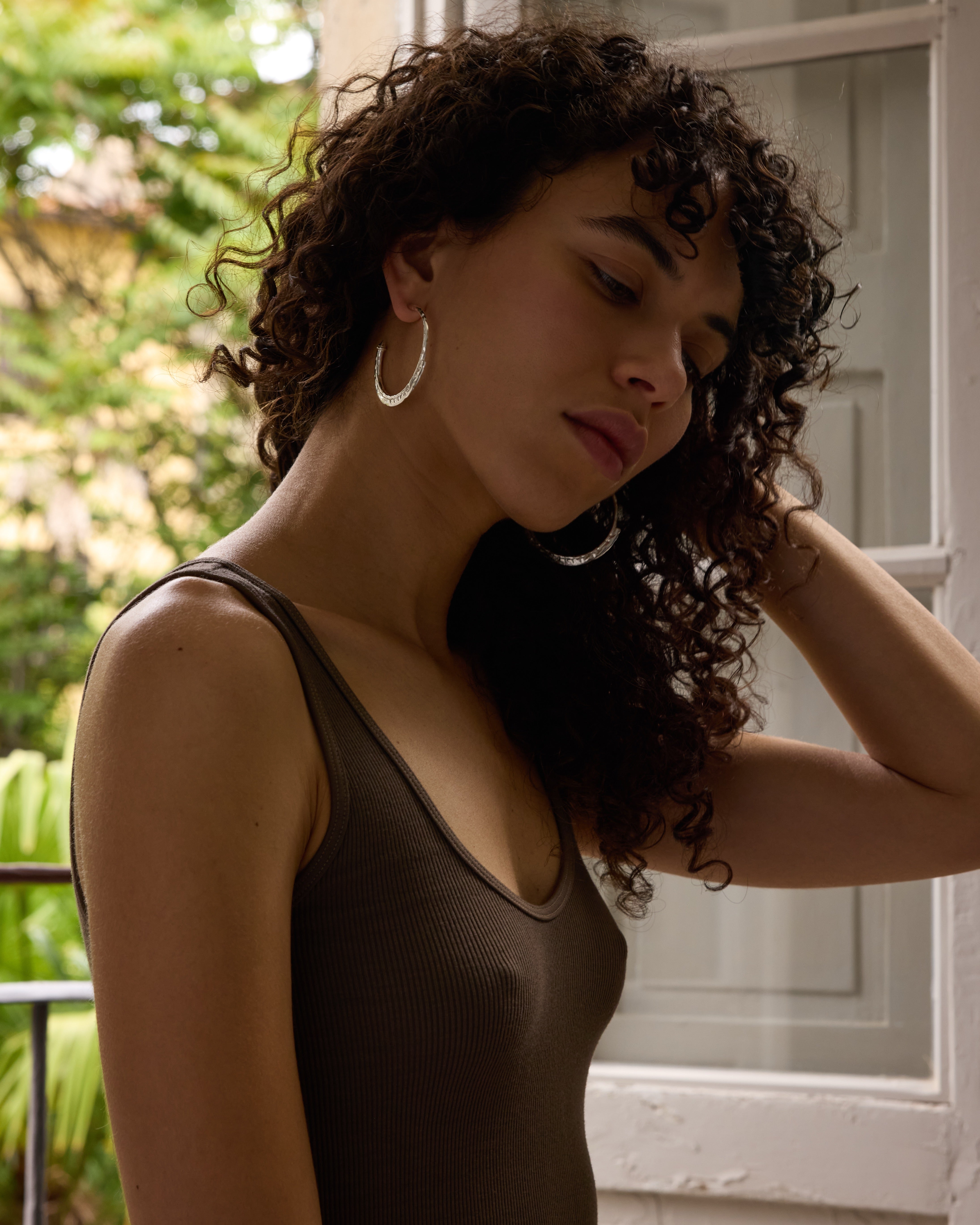 Harlow Arch Hoop Earrings