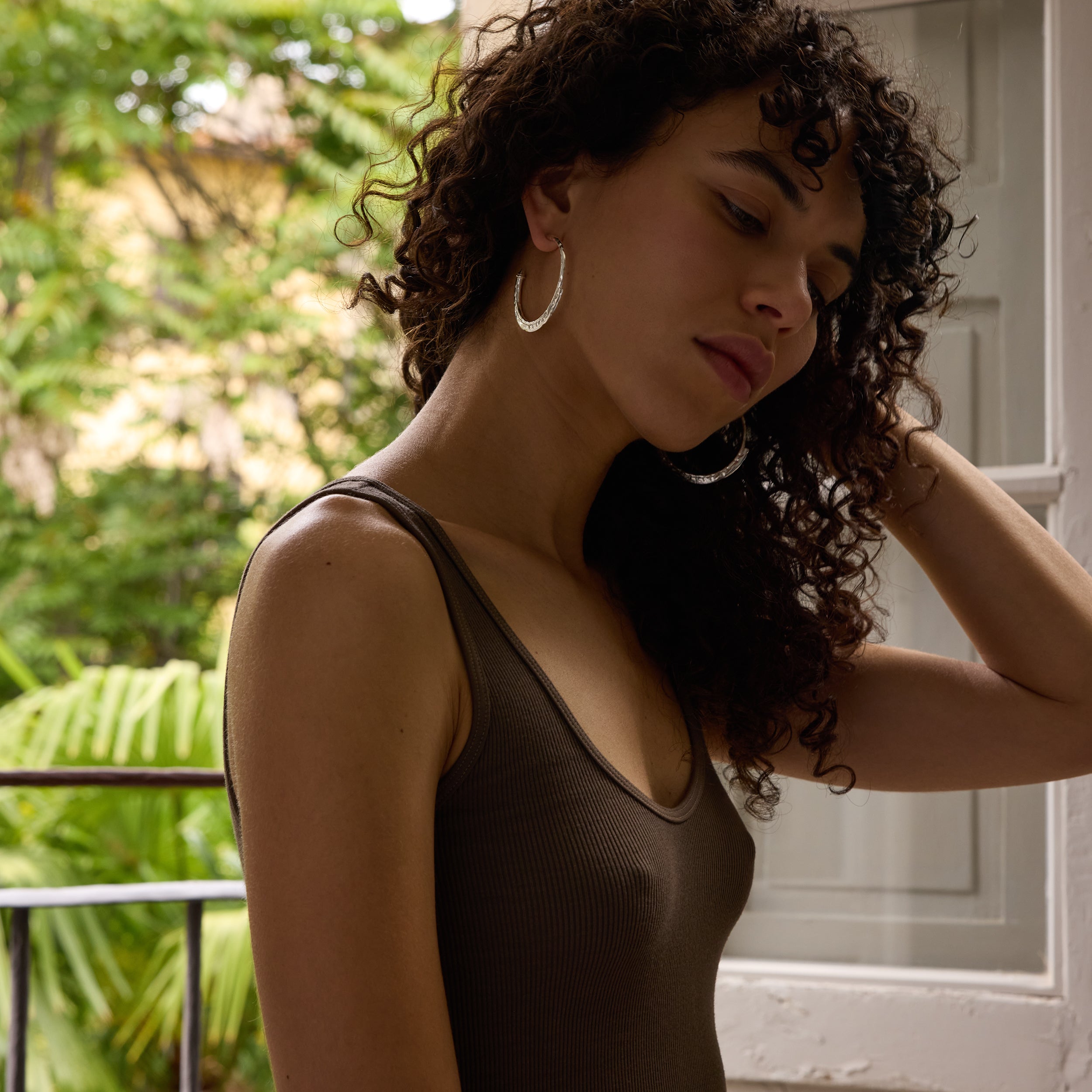 Harlow Arch Hoop Earrings