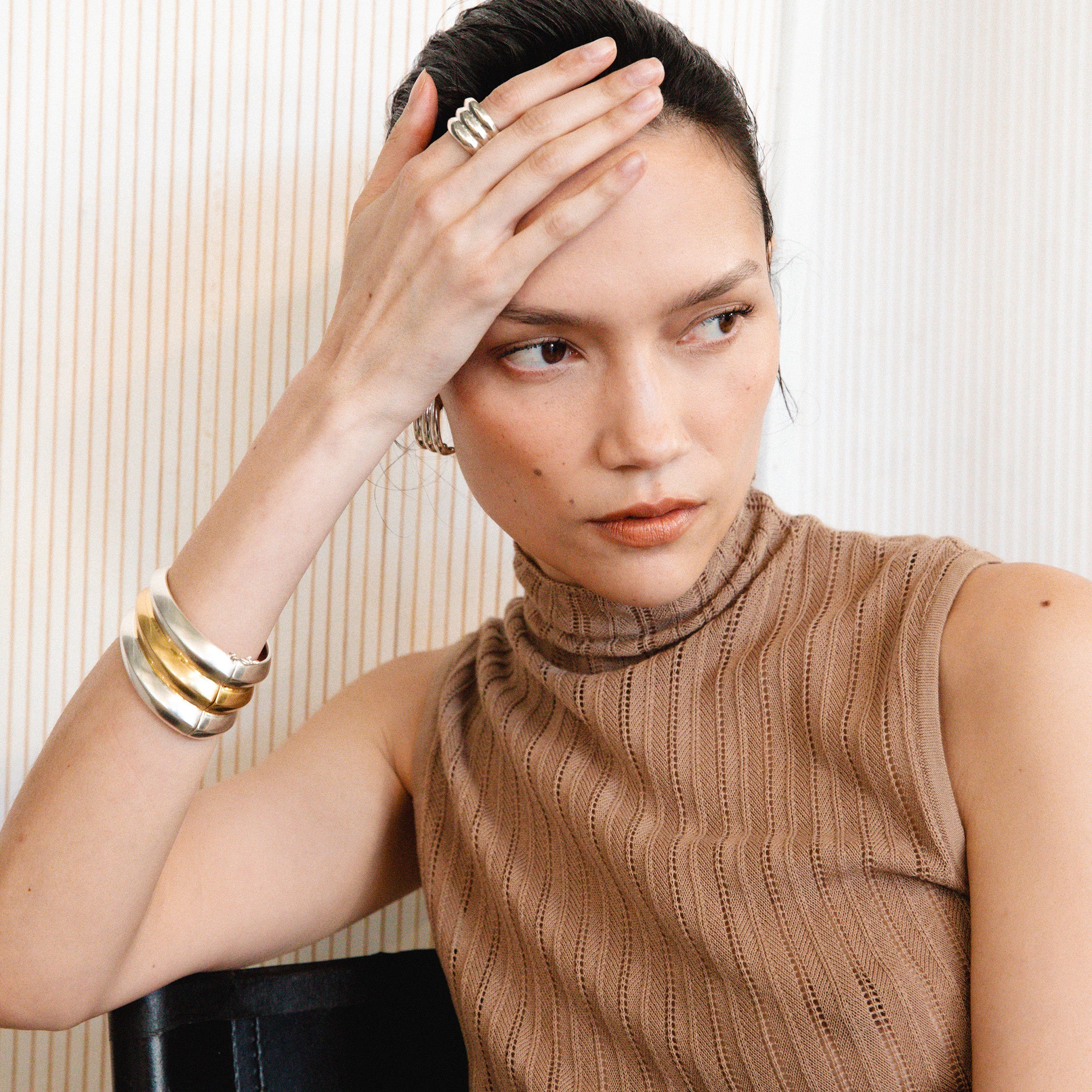 Two Tone Kerchief Cuff