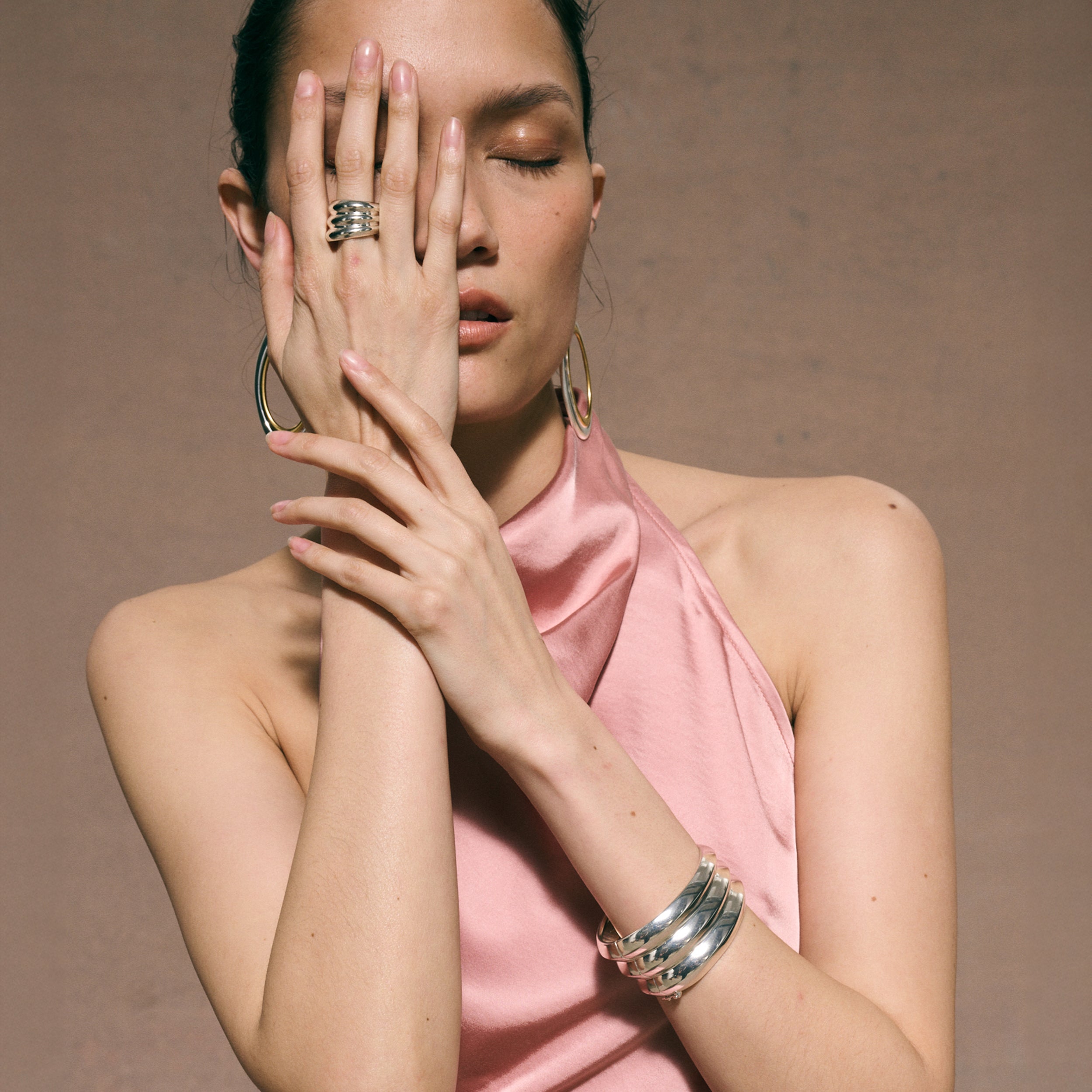 Silver Kerchief Cuff