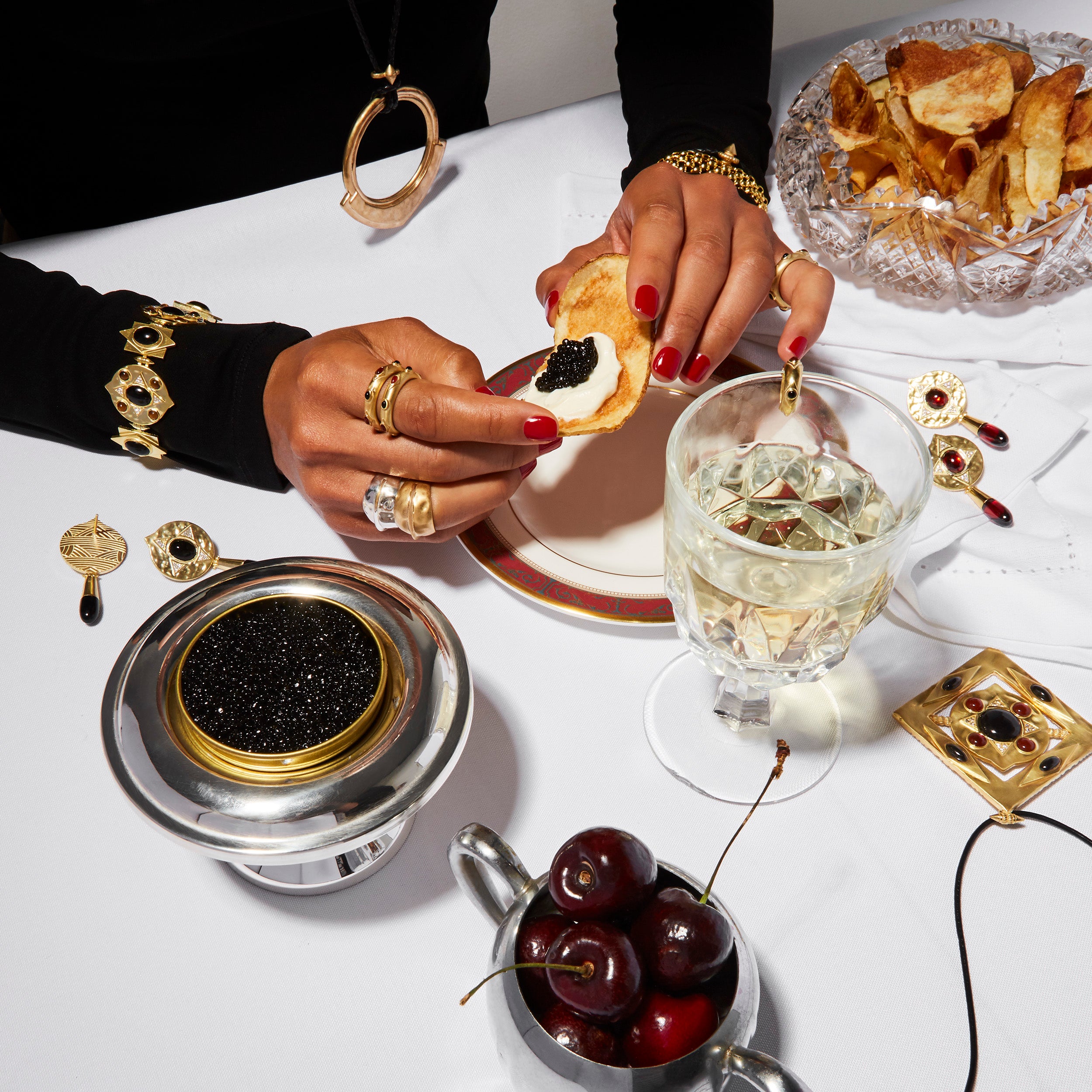 Hathor Hinged Bracelet