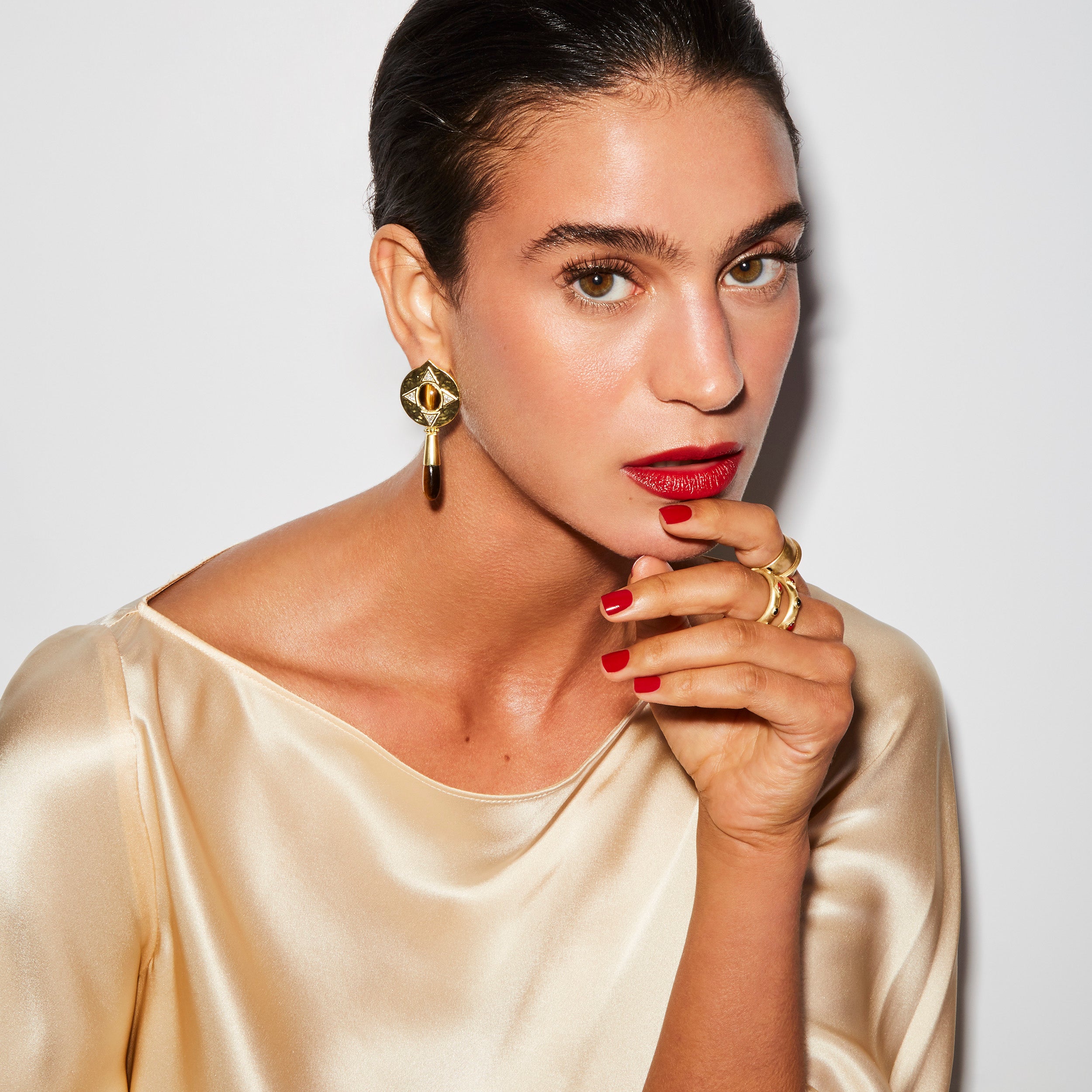 Hathor Teardrop Earrings