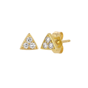 Triangle Diamond Studs