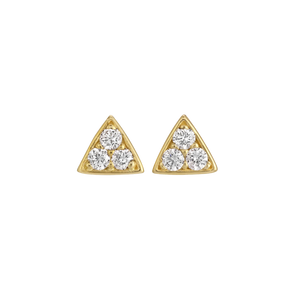 Triangle Diamond Studs